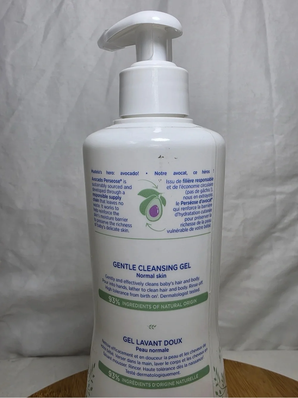 Mustela Gentle Cleansing Gel Hair Body Baby Wash 25.35 oz 750ml Exp 06/2028
